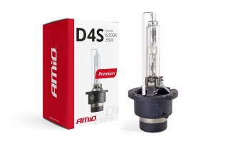 Żarówka ksenonowa żarnik xenon d4s 6000k amio premium amio-01981