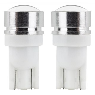 Żarówki led standard t10 w5w 3xcob hp 1,5w 12v soczewka amio-01624