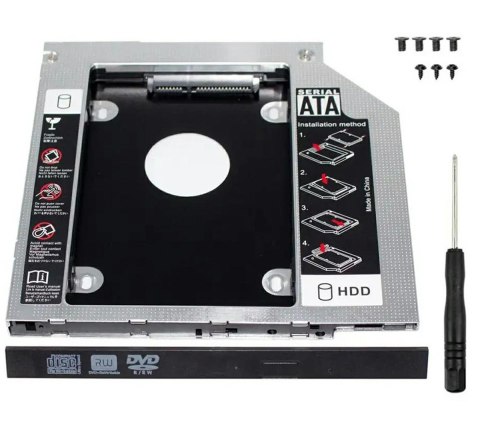 AK184A Kieszeń 2,5 hdd 12,7mm sata ssd
