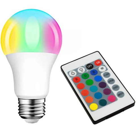 ZD7C Żarówka led rgb pilot e27 3w