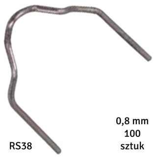 AG713D Spinki do zgrzewarki plastiku rs38