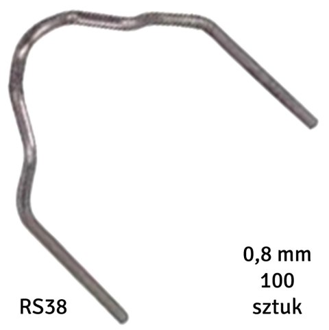 AG713D Spinki do zgrzewarki plastiku rs38