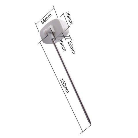 Termometr/sonda do żywności, GreenBlue, długość sondy 15cm, zakres temp. -50 st. C do +300 st. C., dokładność 0,1 st. C, GB382