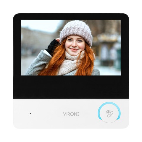 CETI Full HD, zestaw wideodomofonowy jednorodzinny, 4-żyłowy, 7", ekran dotykowy, Full HD, RFID