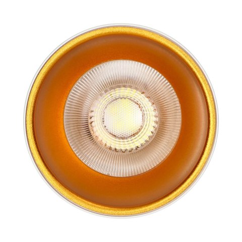 ELIZA, oprawa typu downlight, GU10, IP20, aluminiowa, biało-złota