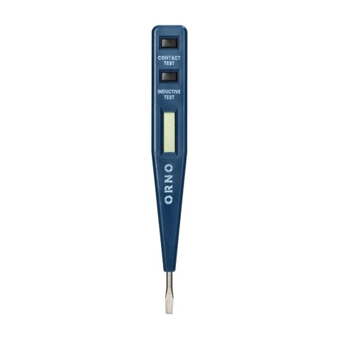 Elektroniczny próbnik napięcia 5w1, test obecności, pomiar, indukcja, ciągłość, polaryzacja DC, niebieski