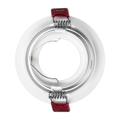 FONDI RC ramka dekoracyjna oprawy punktowej, MR16/GU10 max. 50W, okrągła, stała, aluminiowa, biała