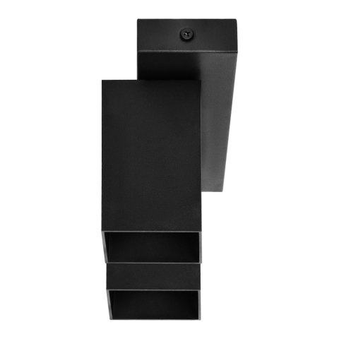 KUBAR SP 2, oprawa ścienno-sufitowa, 2xGU10, IP20, czarna