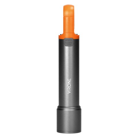 Latarka LED SMD 10W + COB 2W, 350lm, 1200 mAh, funkcja zoom, kolorowe nakładki