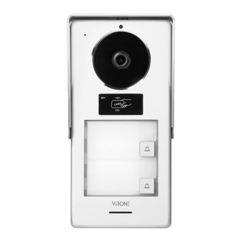 PAVONIS MULTI, zestaw wideodomofonowy dwurodzinny, 4-żyłowy, 7", Wi-Fi, ekran dotykowy, Full HD, RFID