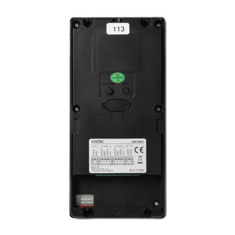 PAVONIS MULTI, zestaw wideodomofonowy dwurodzinny, 4-żyłowy, 7", Wi-Fi, ekran dotykowy, Full HD, RFID