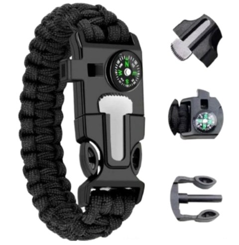 DA99 Bransoletka survival 5w1 black
