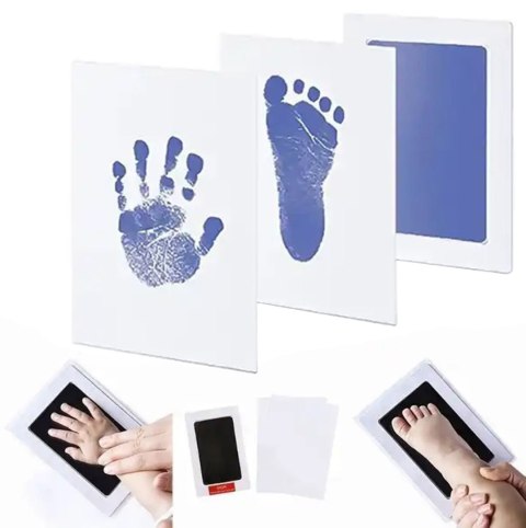 DA82A Niebrudzący odcisk rączki stópki 8x12,5 blue
