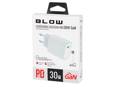 76-017# Ładowarka sieciowa gniazdo usb-c pd 30w gan