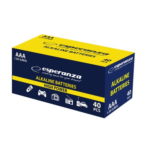 EZB117 Esperanza baterie alkaliczne aaa 4szt zgrzewka