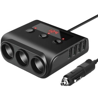 PLS42 Rozdzielacz zapalniczki + 4xusb