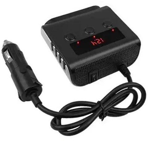 PLS42 Rozdzielacz zapalniczki + 4xusb