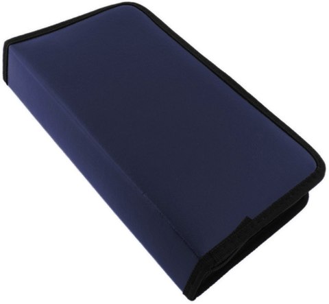 AG428B Etui na płyty 80 płyt cd/dvd blue