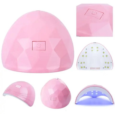UV14 Lampa uv led 18 led pink