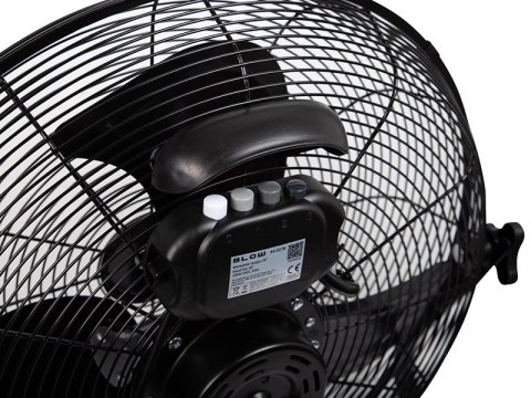 44-027# Wentylator podłogowy 18"/45cm 200w cyrkulator czarny
