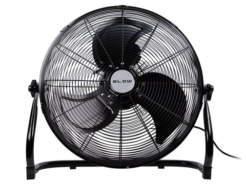 44-027# Wentylator podłogowy 18"/45cm 200w cyrkulator czarny