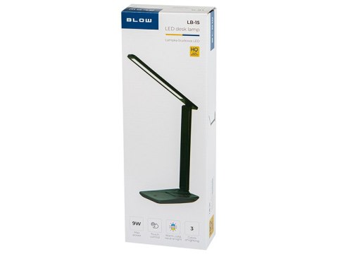 44-159# Lampka biurkowa led lb-15 czarna`