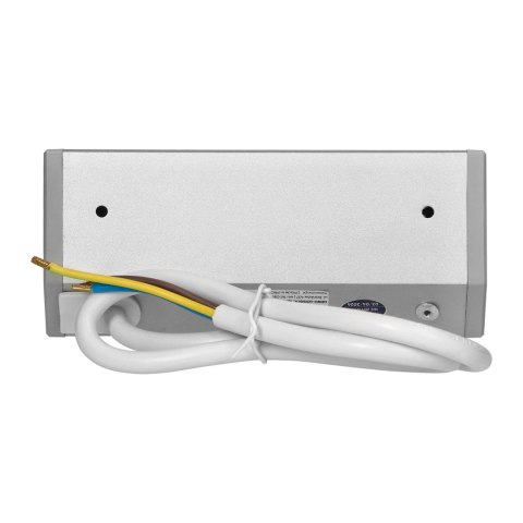 Gniazdo meblowe 2x2P+Z, szaro-srebrne