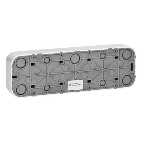 Gniazdo poczwórne ToDo 2P+Z IP20, 16A, 230V AC, biały, 8 sztuk