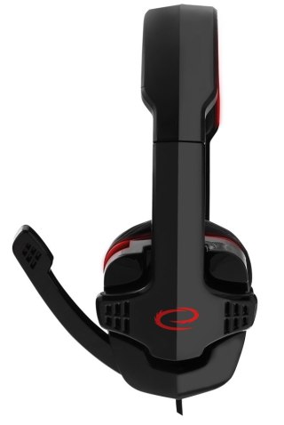 EGH310R Esperanza słuchawki z mikrofonem gaming raven czerwone
