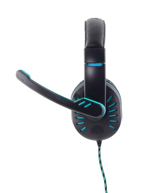 EGH330B Esperanza słuchawki z mikrofonem gaming crow niebieskie