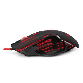 EGM403R Esperanza mysz przewod. gaming led 6d opt. usb apache czerwona