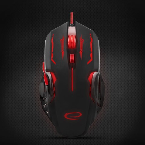 EGM403R Esperanza mysz przewod. gaming led 6d opt. usb apache czerwona
