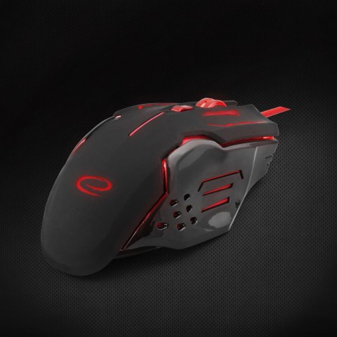 EGM403R Esperanza mysz przewod. gaming led 6d opt. usb apache czerwona