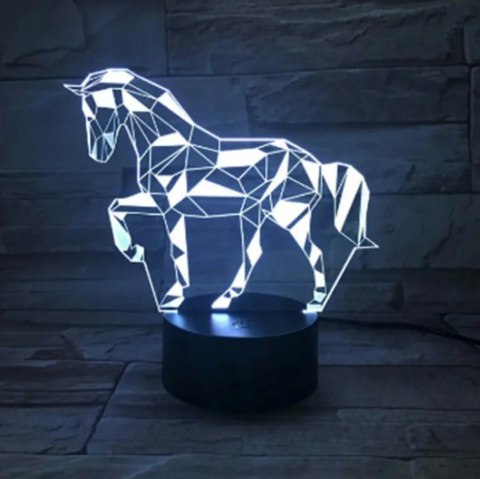 ZD98G Lampka nocna jednorożec 3d led