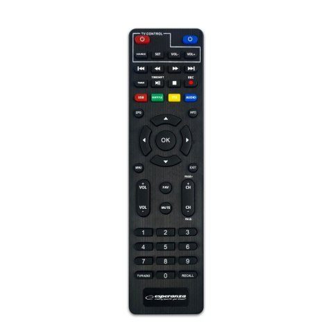 EV107P Esperanza tuner/dekoder cyfrowy dvb-t2 h.265/hevc ev107p