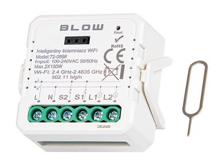 72-089# Inteligentny ściemniacz światła włącznik dwukanałowy wifi tuya`
