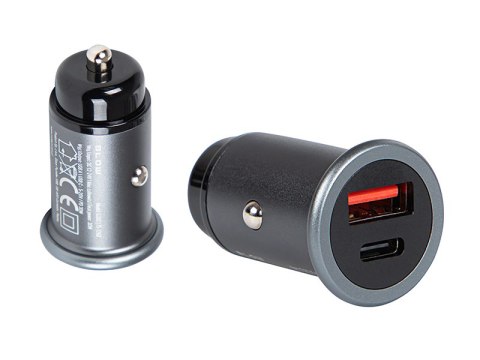 75-726# Ładowarka samochodowa 2x usb-a+usb-c 30w g30c
