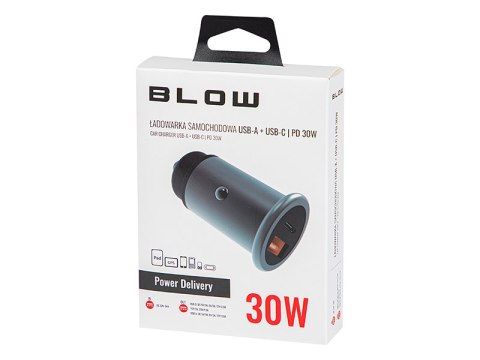 75-726# Ładowarka samochodowa 2x usb-a+usb-c 30w g30c
