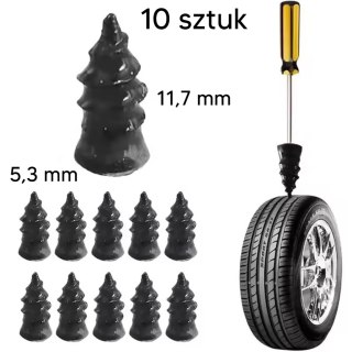 DA148 Zestaw naprawczy do opon x10 rozmiar s - 5,3mm x 11,7mm