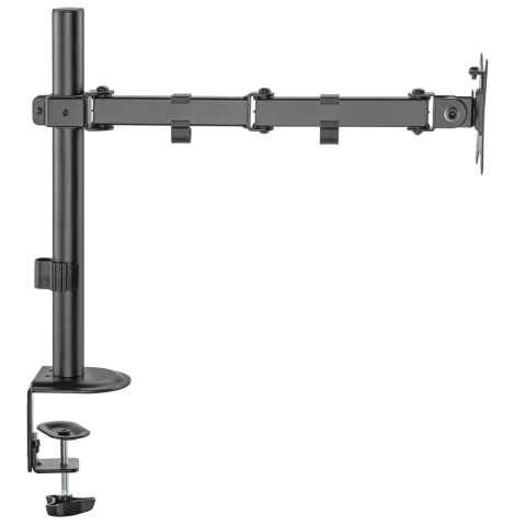 Uchwyt biurkowy do monitora LCD Maclean, 17-32", 9kg, VESA 75x75 oraz 100x100 podwójne ramię, MC-753N