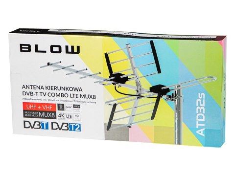 21-049# Antena dvb-t atd32s vhf/uhf mux8 kierunkowa pasywna