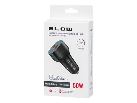 75-779# Ładowarka samochodowa g 50b 2x usb-c 50w
