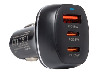 75-787# Ładowarka samochodowa g50c 3x usb-a+2xusb-c 50w
