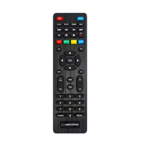 EV107R Esperanza tuner/dekoder cyfrowy dvb-t2 h.265/hevc ev107r