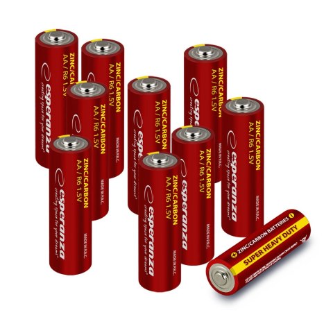 EZB201 Esperanza baterie zn-c aa 10szt