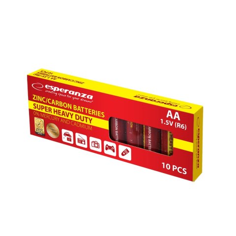 EZB201 Esperanza baterie zn-c aa 10szt