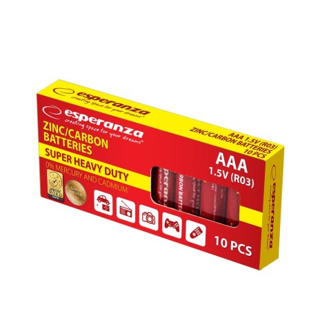 EZB204 Esperanza baterie zn-c aaa 10szt