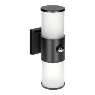 DALIA oprawa ogrodowa z czujnikiem ruchu, 2xE27, max. 2x15W, IP54, czarna