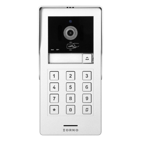 GAYD, zestaw wideodomofonowy jednorodzinny, 2-żyłowy, 8", Wi-Fi, ekran dotykowy, 2MP Full HD, RFID, szyfrator