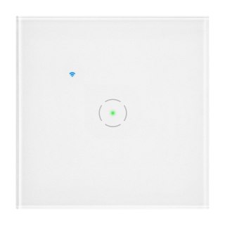 Włącznik podtynkowy pojedynczy Wi-Fi Tuya Smart Home, biały